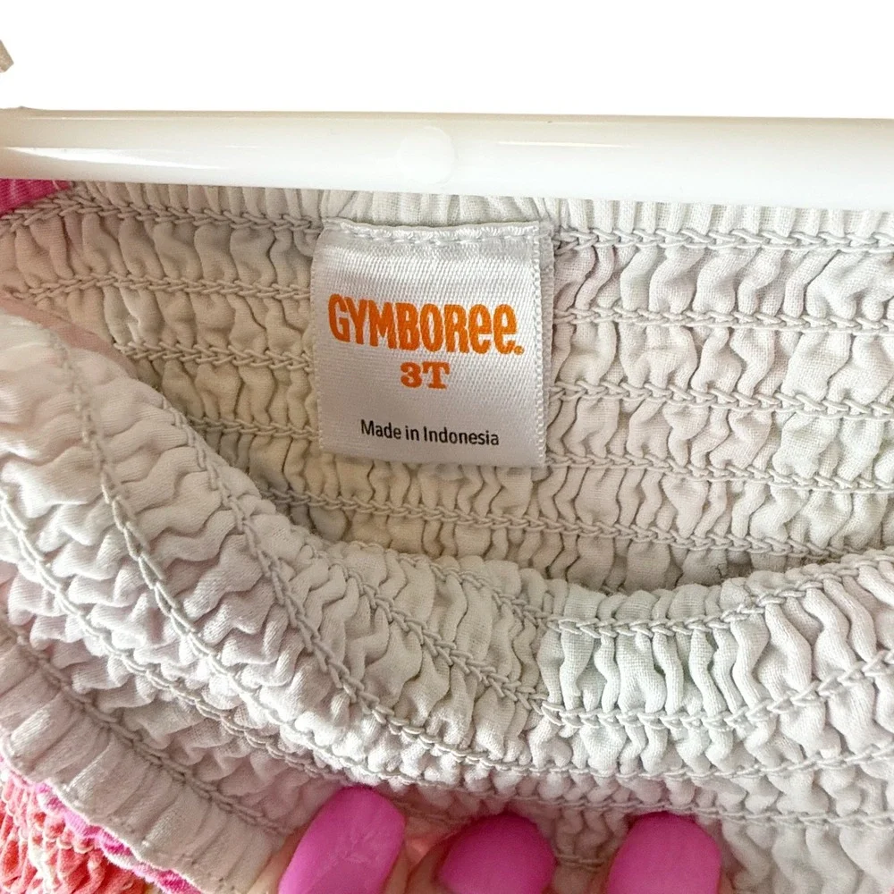 Gymboree Girls Fruit Punch 2016 Citrus Print Smocked‎ Sundress Size 3T
